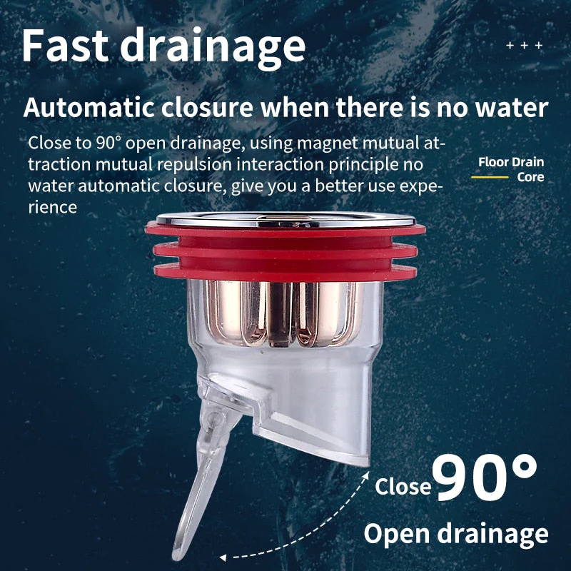 Safe Bathroom Universal Anti Odor Drain Filter Plug - Image 2