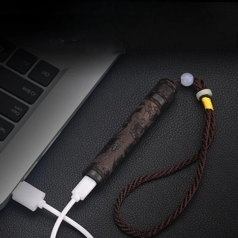 Ancient Dragon Wood Flameless Electric Lighter - Image 3