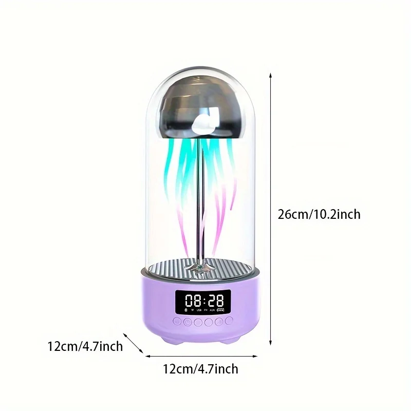 Jellyfish Portable Powerful Colorful Speaker Night Lamp - Image 2