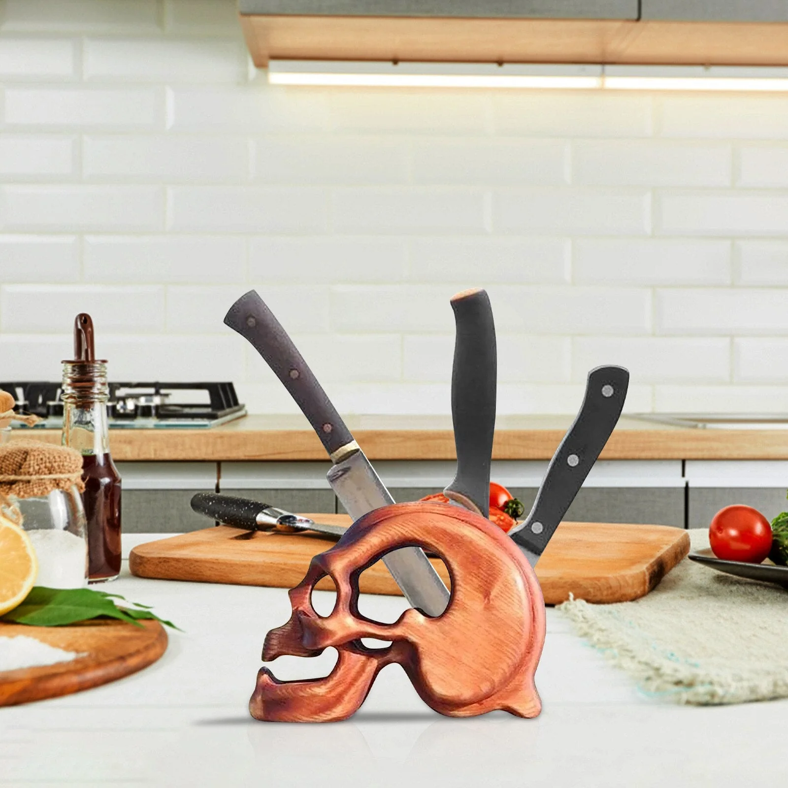 Skull Knife Holder - Image 2