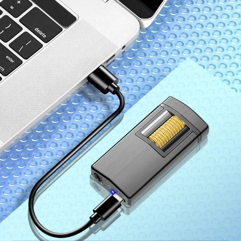 Storm Spark Rechargeable Windproof Metal Lighter - Image 2