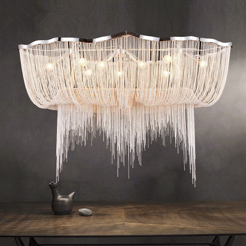 Majestic Chain Glow Chandelier - Image 1
