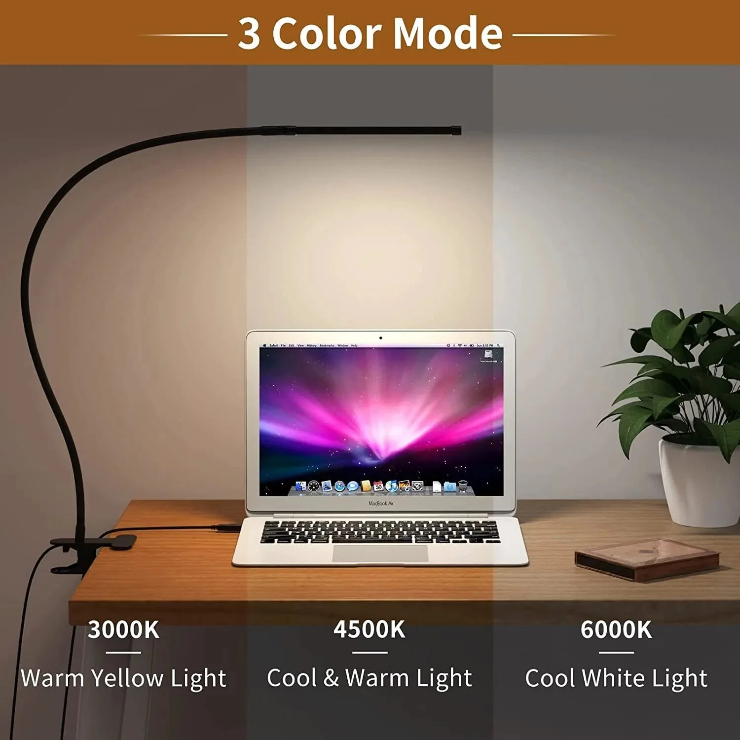 Adaptive Workspace Dimmable Flexible LED Lamp - Image 3
