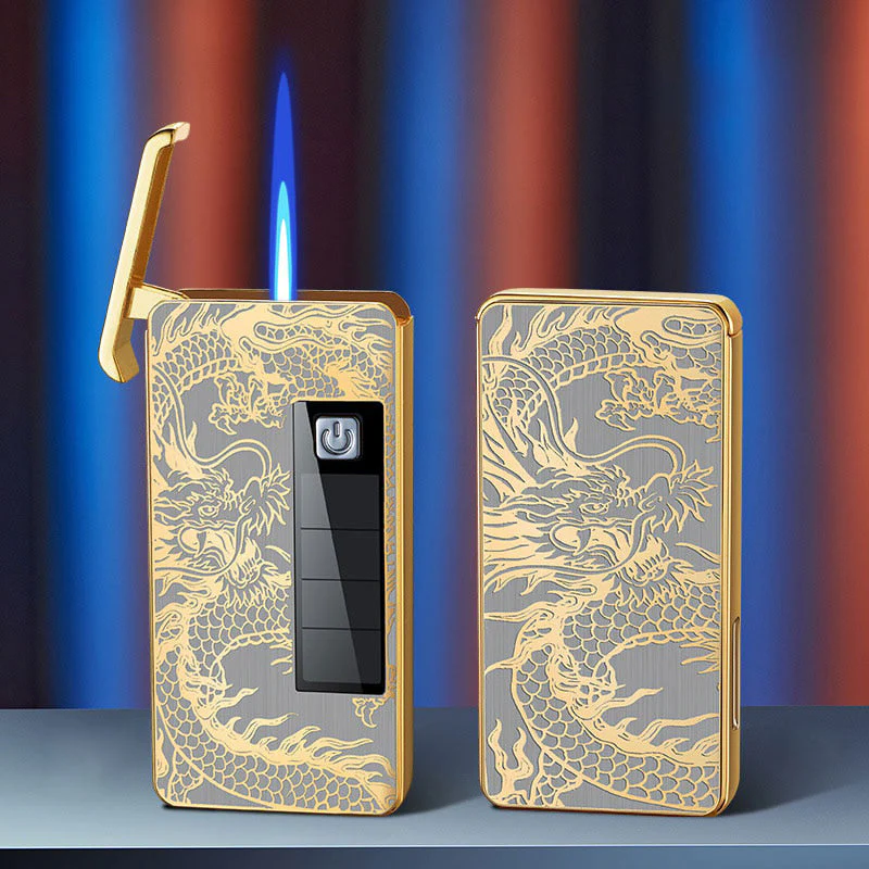 Lucky Dragon Solar Charging Jet Lighter - Image 1