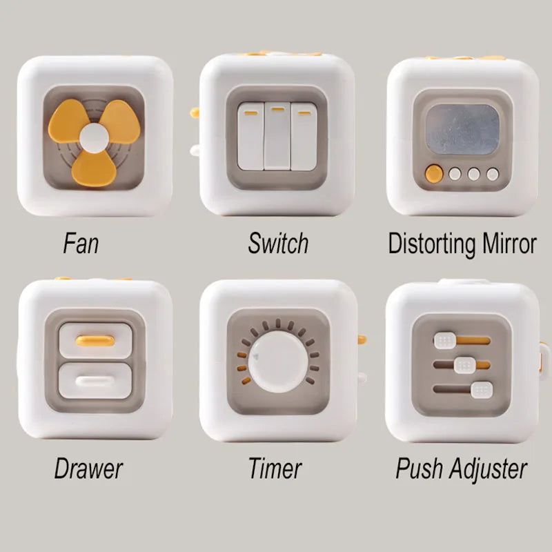 6in1 Smart Kids Skill Learning Cube Toy - Image 2