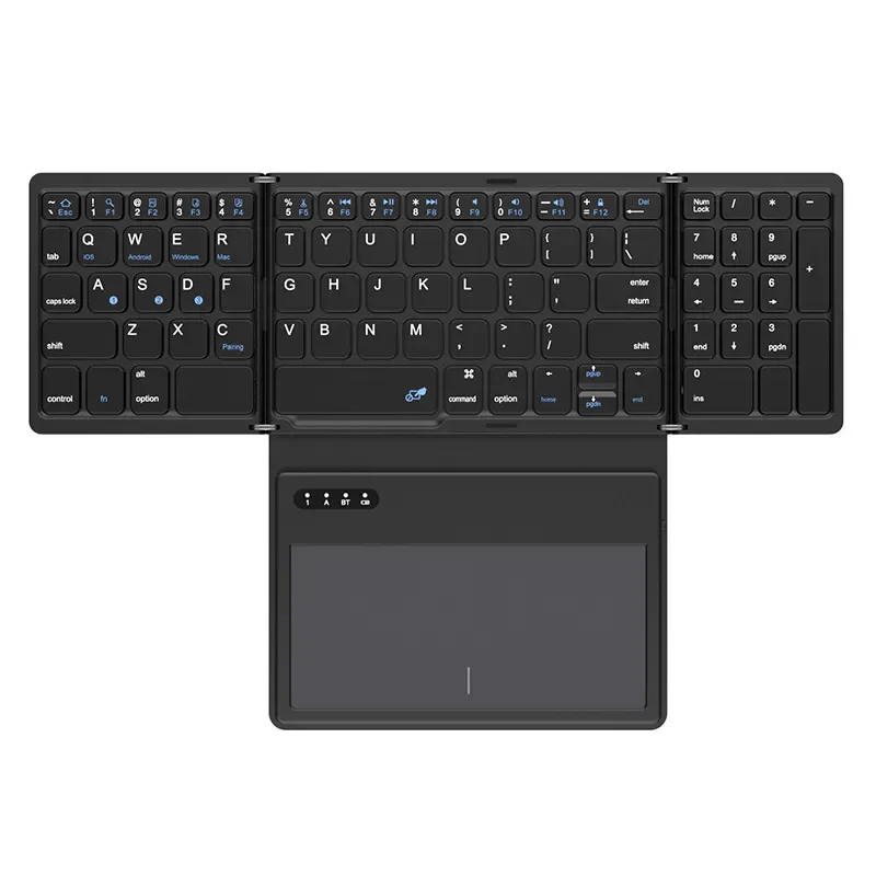 Foldable Mini Wireless Touchpad Keyboard - Image 3