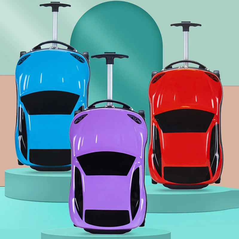 3D Car Mini Explorer Kids Luggage - Image 3