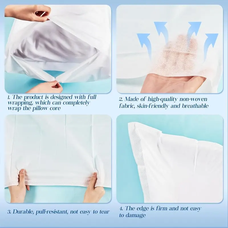 Rest Easy Disposable Travel Pillow Cover - Image 2