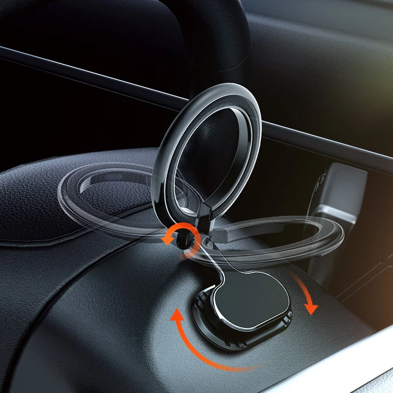 Metal Magnetic Secure Drive Car Phone Holder - Image 1