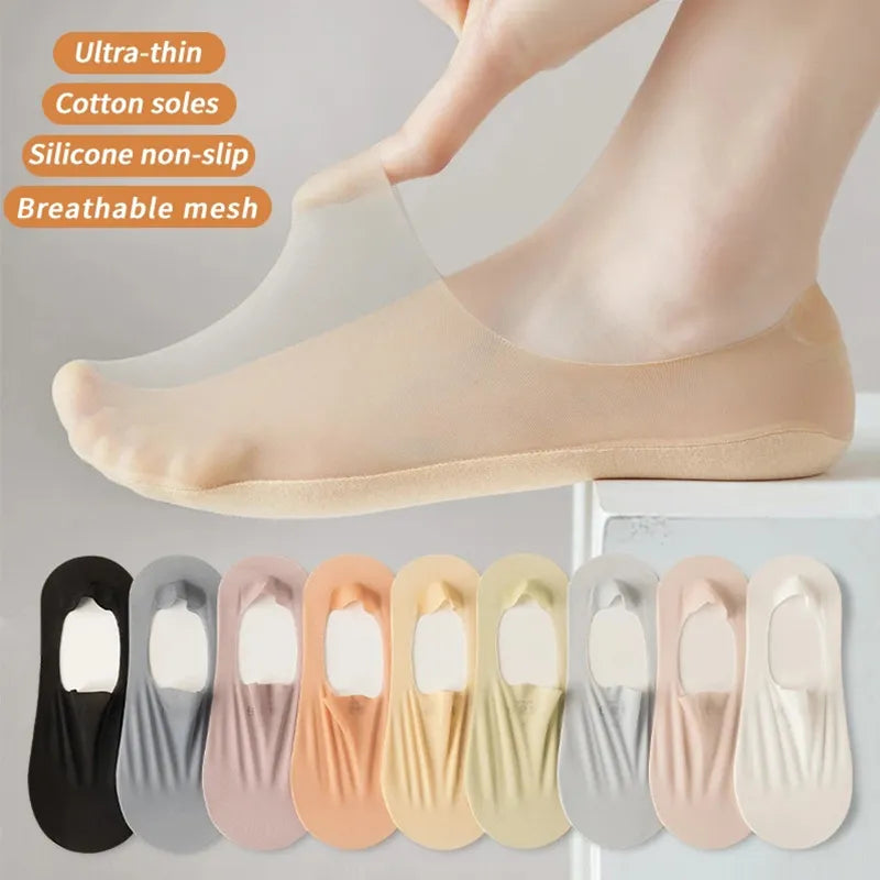 Invisible Breathable Mesh Anti-Slip Socks - Image 2
