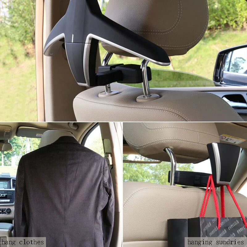 Multifunctional Headrest Suit Holder Car Hanger - Image 2