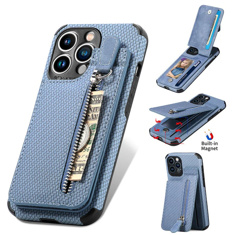 Zip Zip Elegance Wallet iPhone Case - Image 2