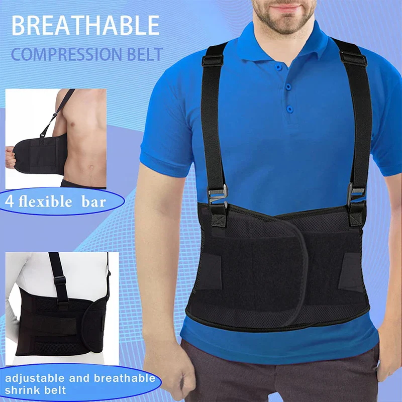 Heavy Lifting Lower Back Support Protection Belt - Image 2