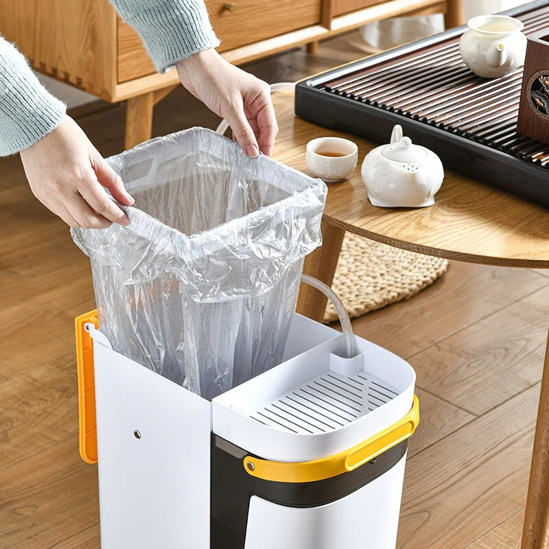 2in1 Dry & Wet Storage Easy Trash Can - Image 2