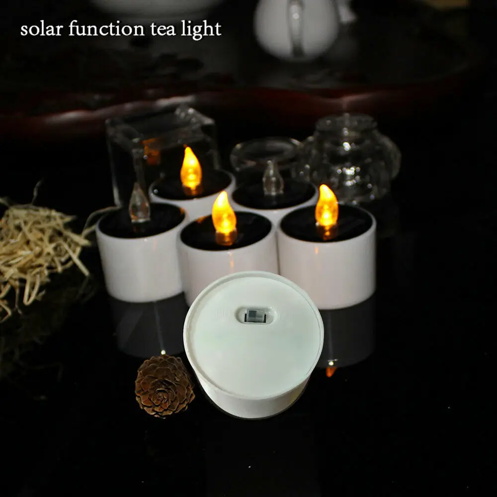 Solar-Powered Mini Candle Lights - Image 3