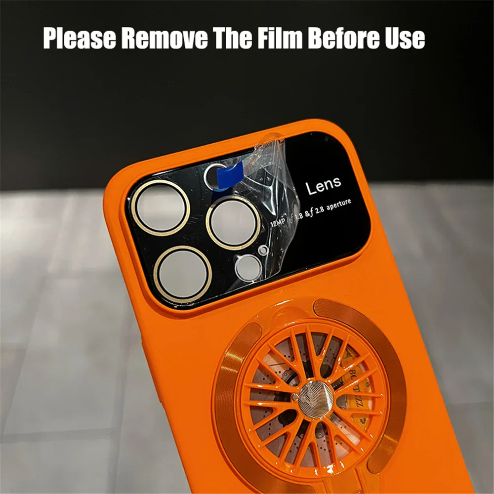 Rotation Heat Camera Protection iPhone Stand Phone Case - Image 3