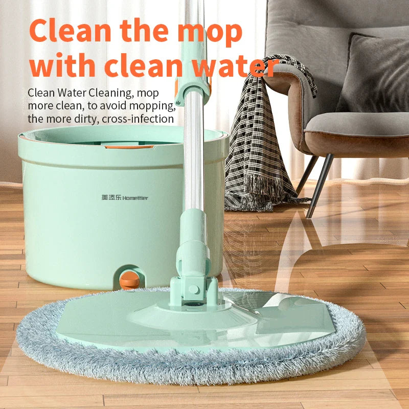 Hands-Free Water Separation Effortless Cleaning Electrostatic Mop - Image 2