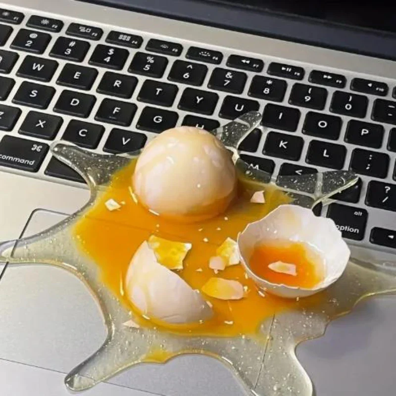 Broken Egg Yolk Universal Phone Stand - Image 2