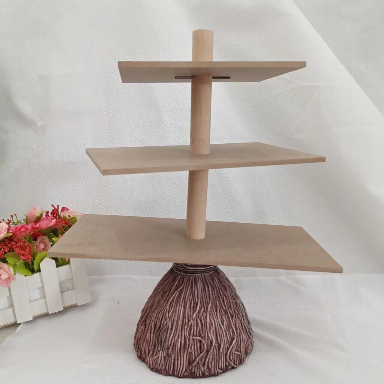 3-Tiered Witch Broom Shape Stand - Image 3