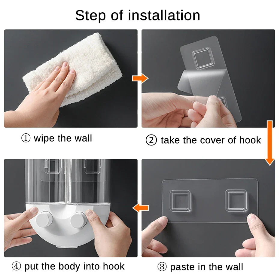 Clear View Wall-Mounted Multi Grain Dispenser - Image 3