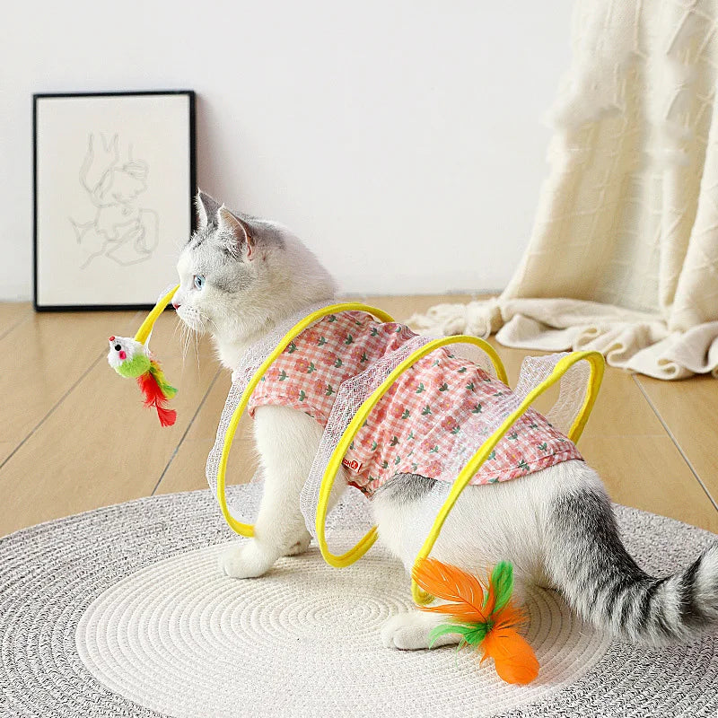 Interactive Pet Foldable Cat Toy Tunnel - Image 3