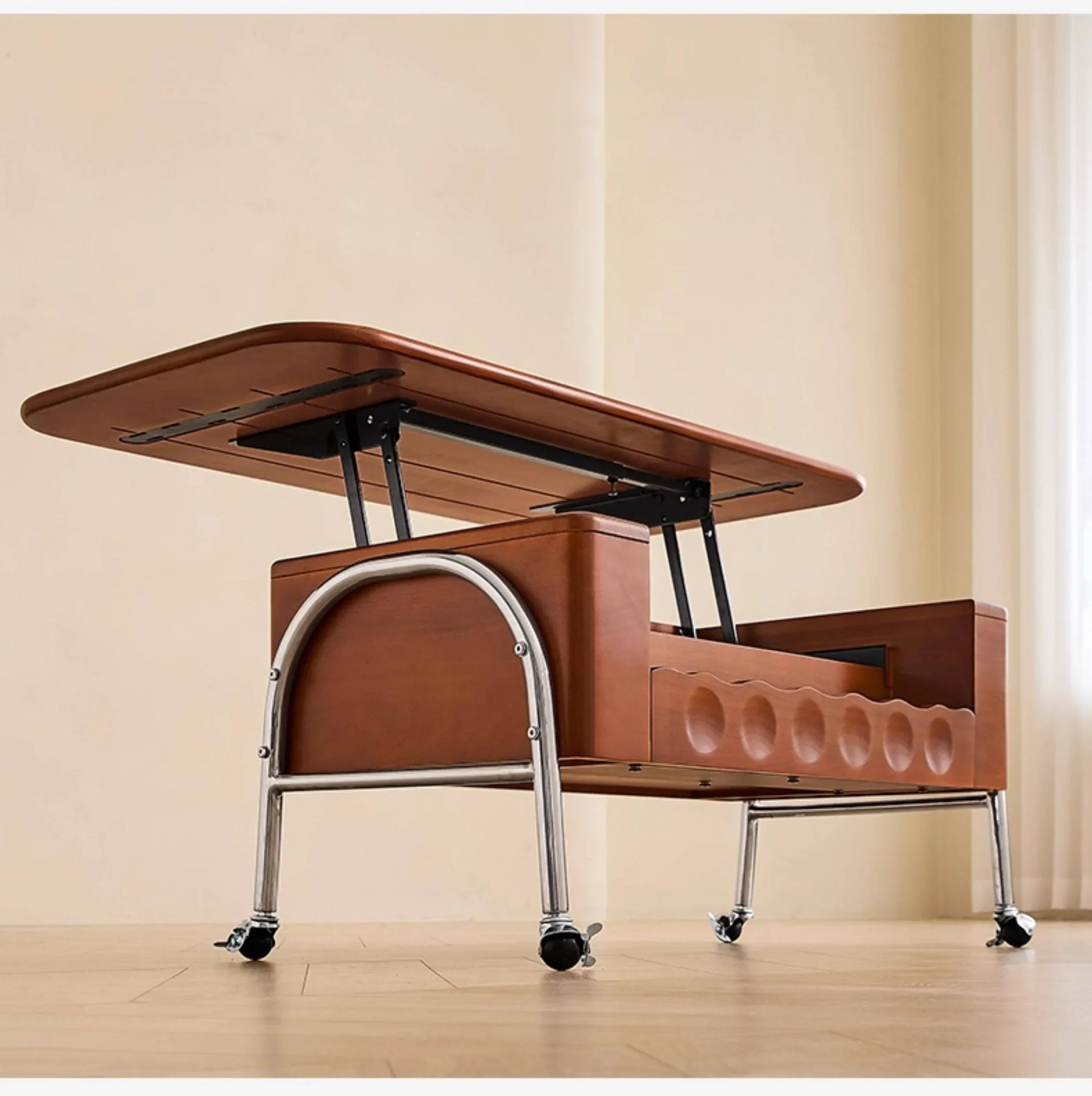 TopFlip Hidden Storage Lift Top Coffee Table - Image 3
