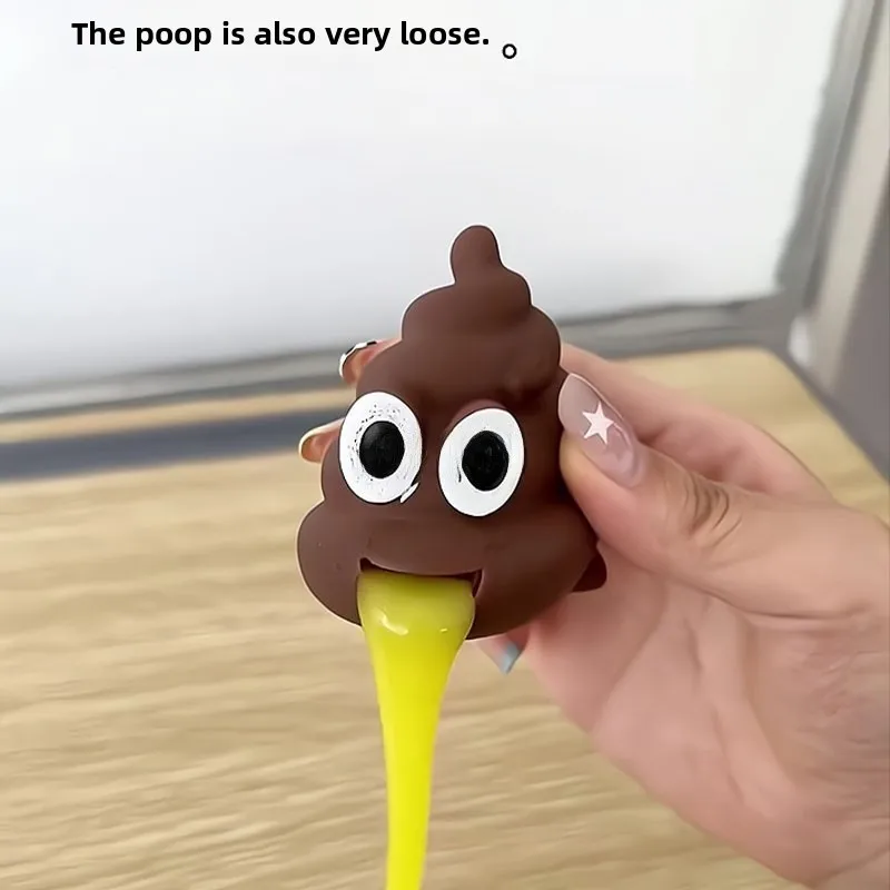 Squeeze & Release Poop Shape Stress Reliever Toy - Image 3