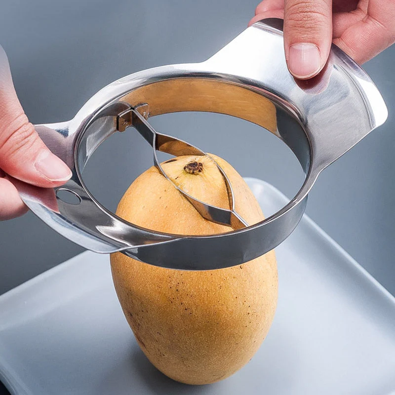 Stainless Steel Mango Slicer Tool - Image 3
