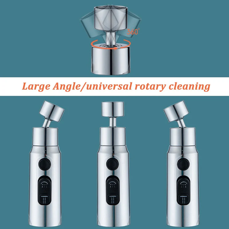 3-Mode Anti-Splash Faucet Adapter - Image 2