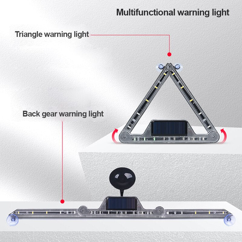 Foldable Solar Car Emergency Light - Image 2