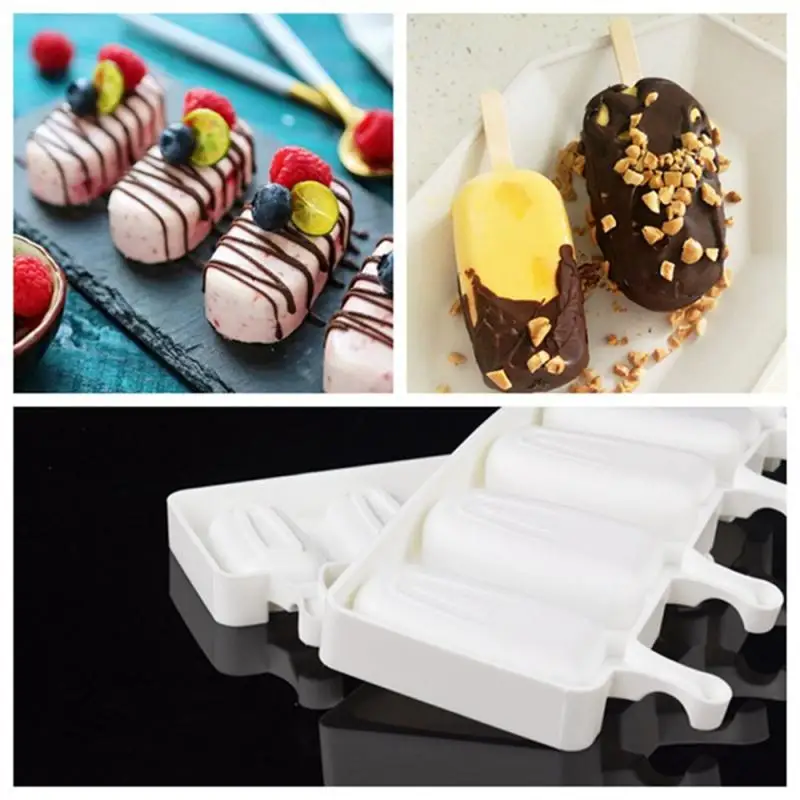 4-Rack Non-Stick Popsicle Ice Cream Mold - Image 3