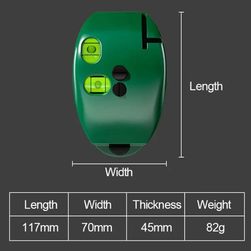 High Precision 2-Line Laser Level Right Angle Tool - Image 2