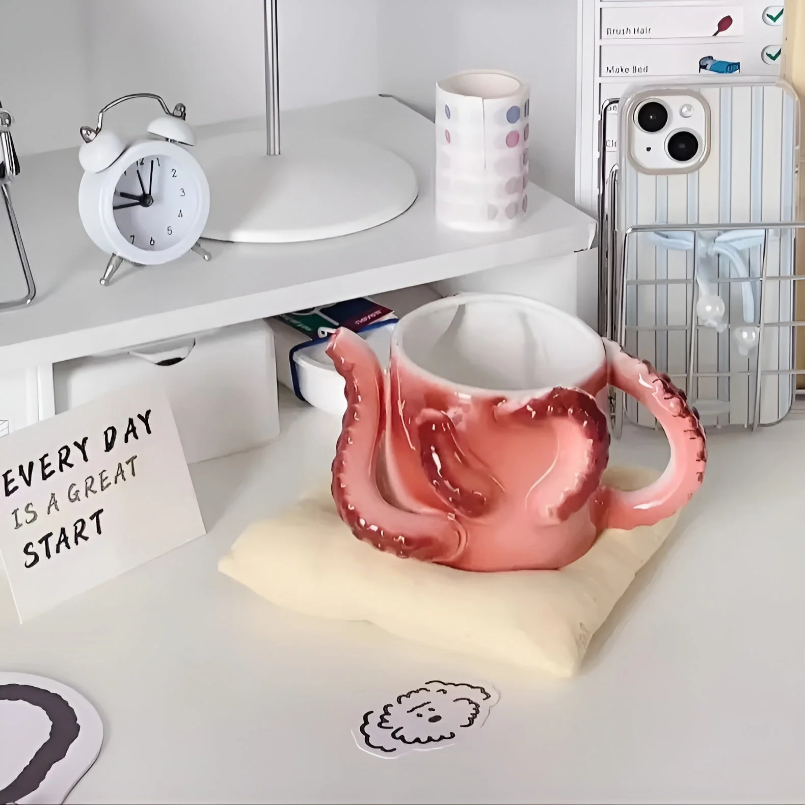 Octopus Tentacle Ceramic Coffee Mug - Image 3