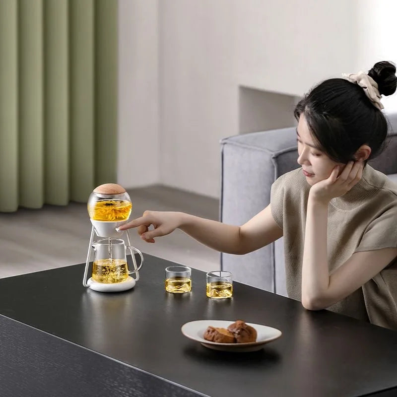 Lazy Brew Spherical Teapot Set - Image 2