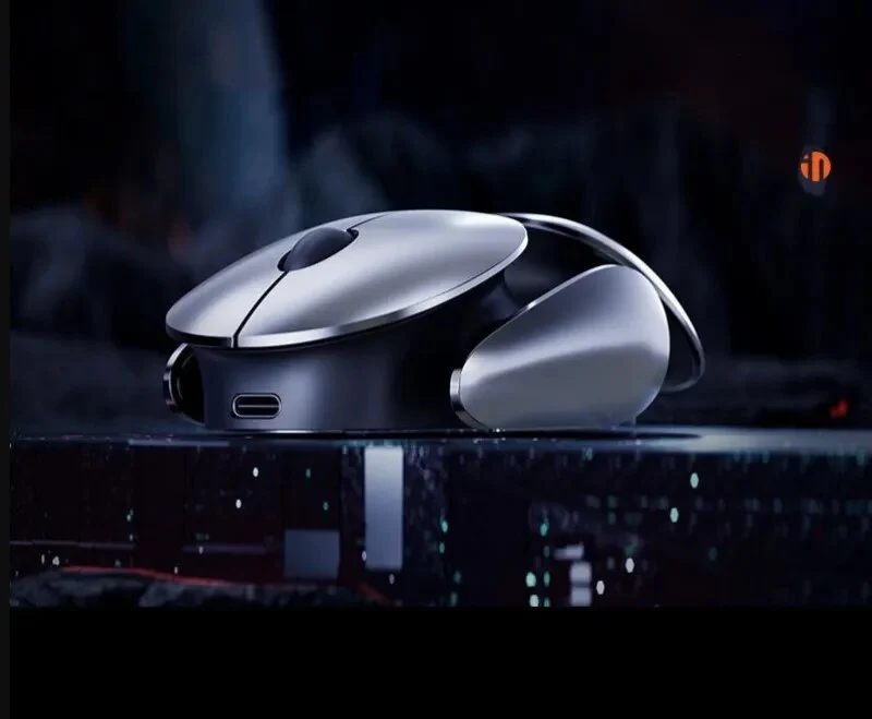 Aluminum Space Ship Wireless Gaming Mouse - Image 3