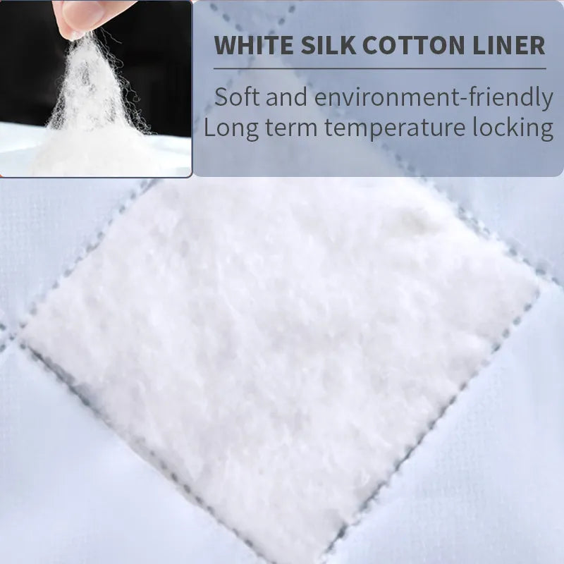 Magnetic Cold-Proof Cotton Door Curtain - Image 3