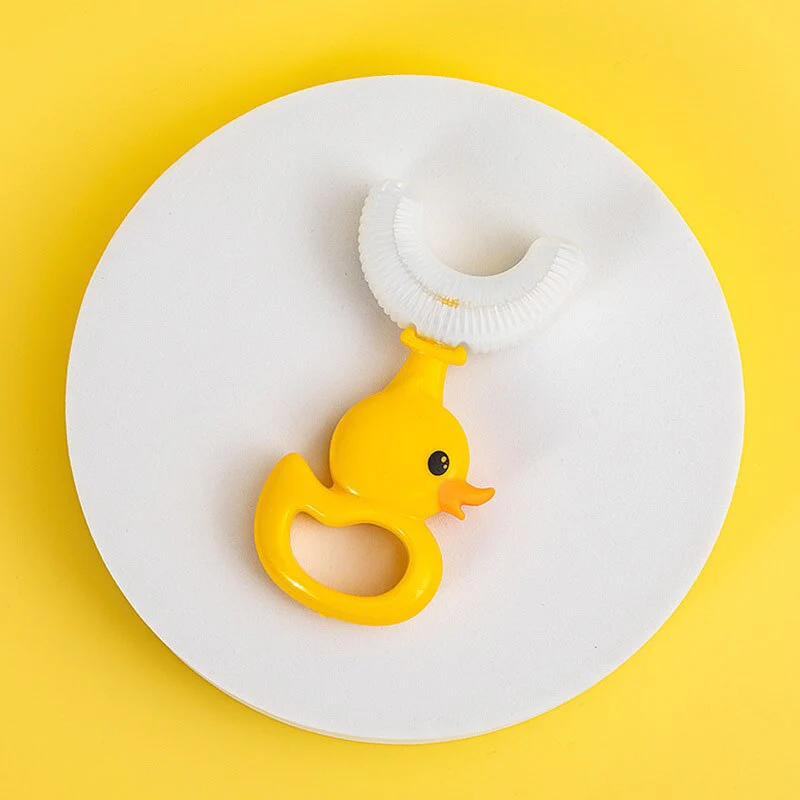 Duck U-Shaped Kids Toothbrush - Image 2