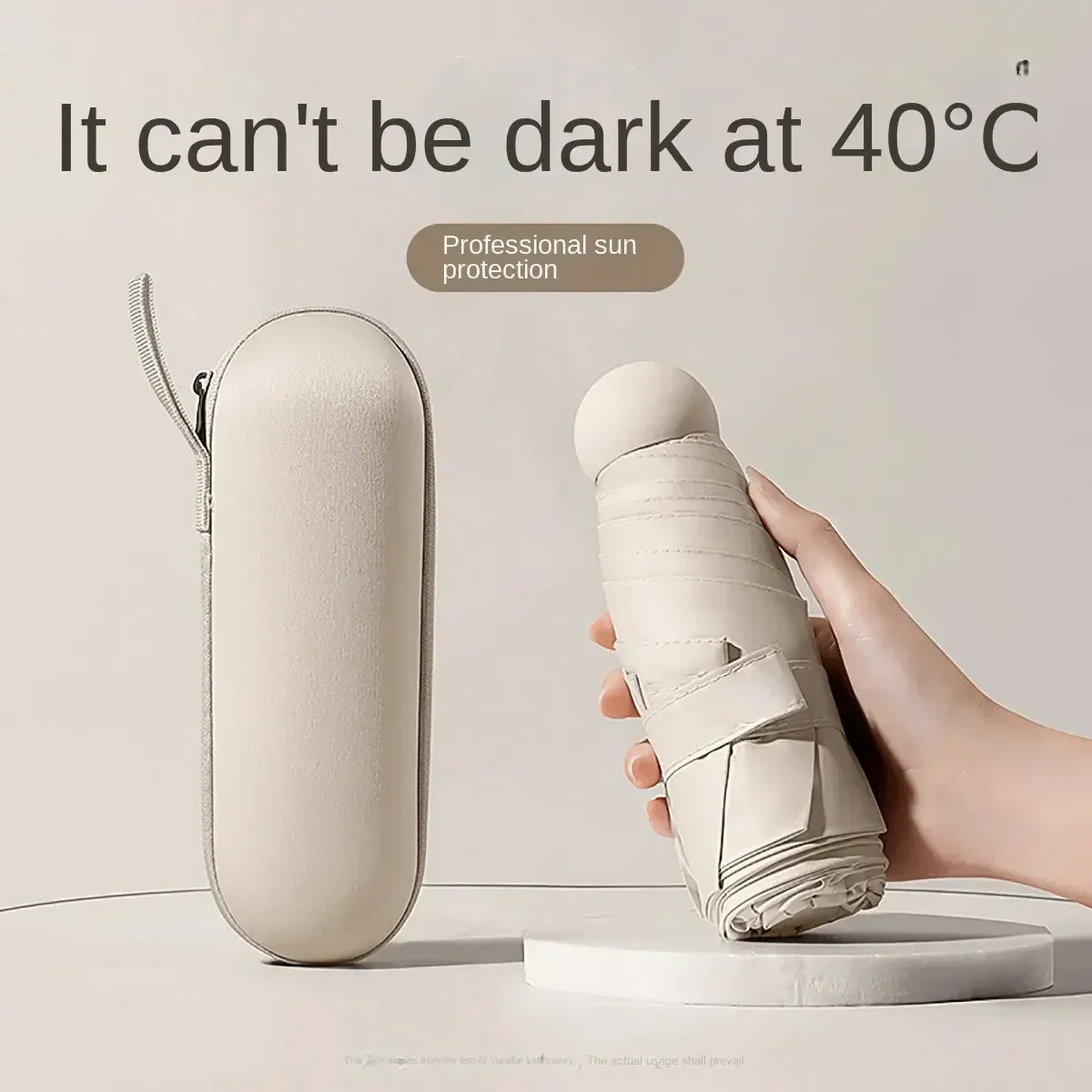 Mini Sunshade Rain Protection Minimal Umbrella - Image 2