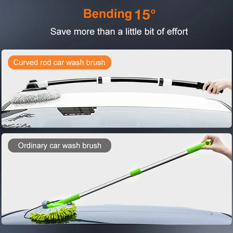 Wash Mate Long Handle Car Cleaning Brush - Image 2