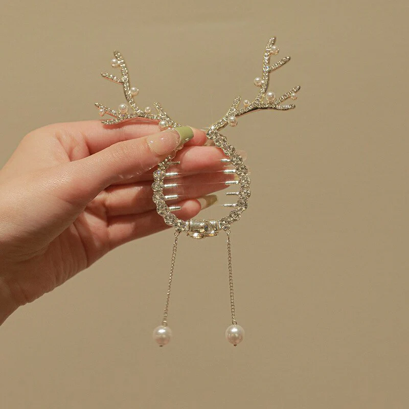 Romance Antler Ponytail Holder Hair Clip - Image 3