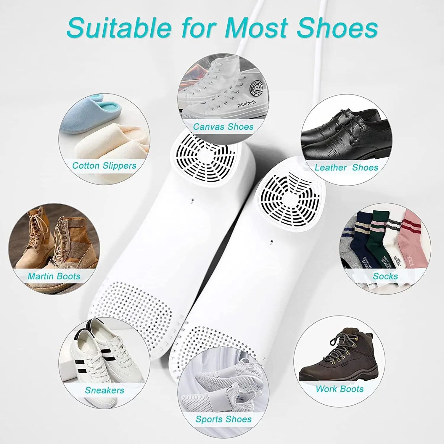 Modern Quick Clean Deodorizing Shoe Dryer - Image 2
