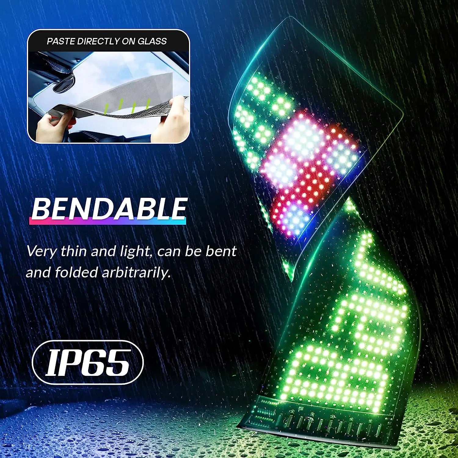 LED Customizable Fun Ride Bluetooth Car Sign - Image 2