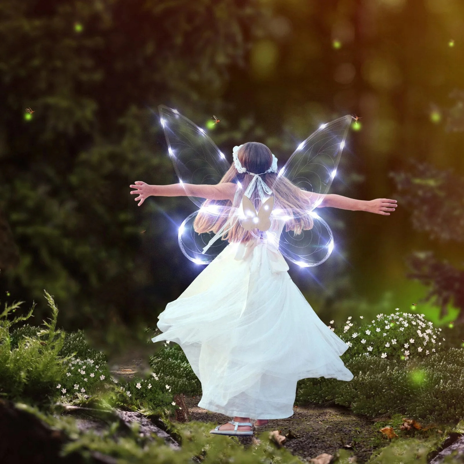Shiny Glowing Fairy Wings - Image 2