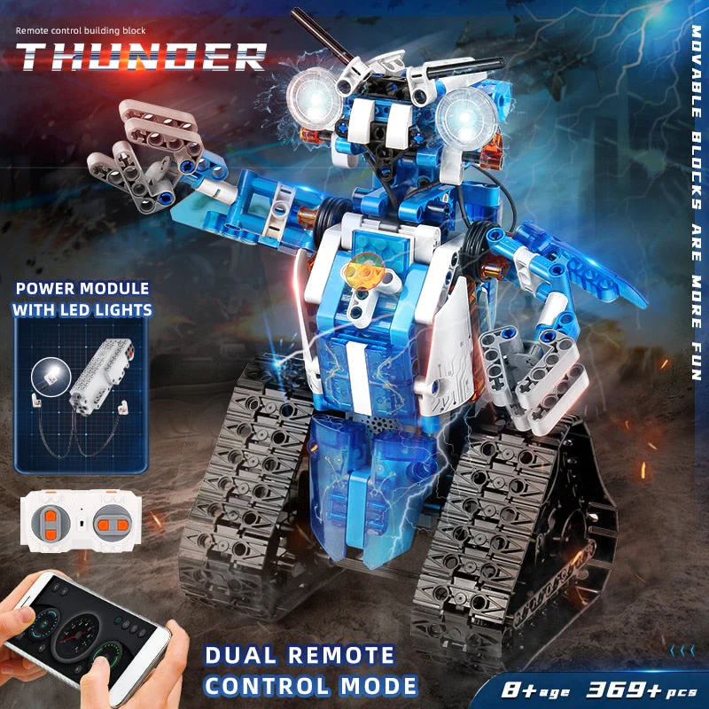 Intelligent Building Block RC Toy Robot - Image 3