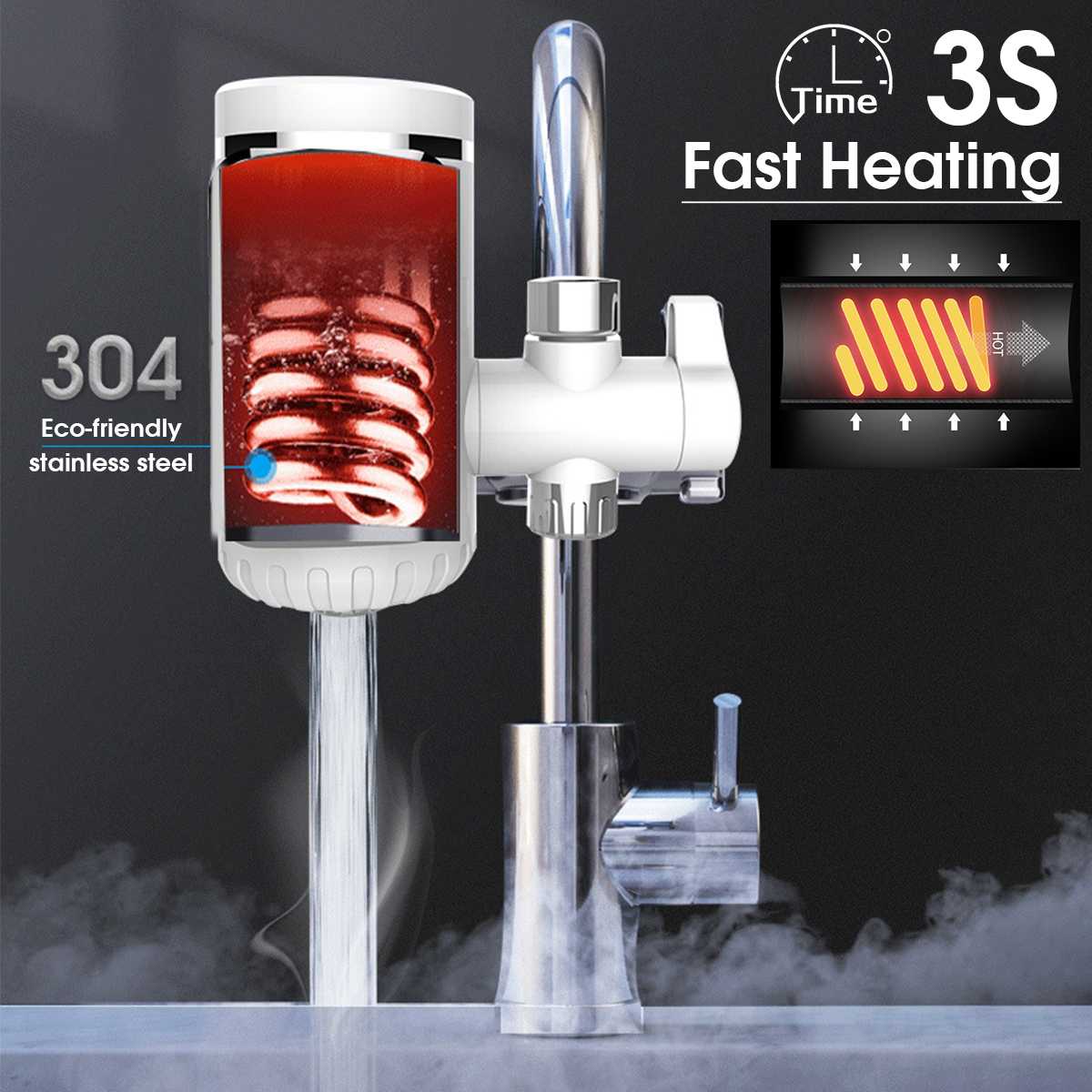 Universal Instant Fast Water Heater Faucet - Image 2