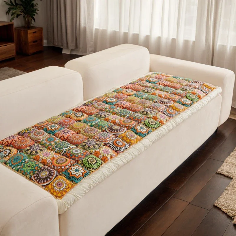 Bohemian Style Cushion Cotton Couch Pad