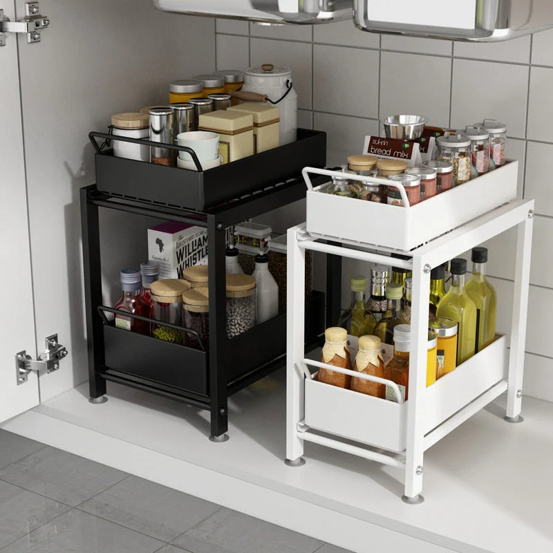 Multi-Layer Under Sink Cabinet Organizer Shelf - Image 1