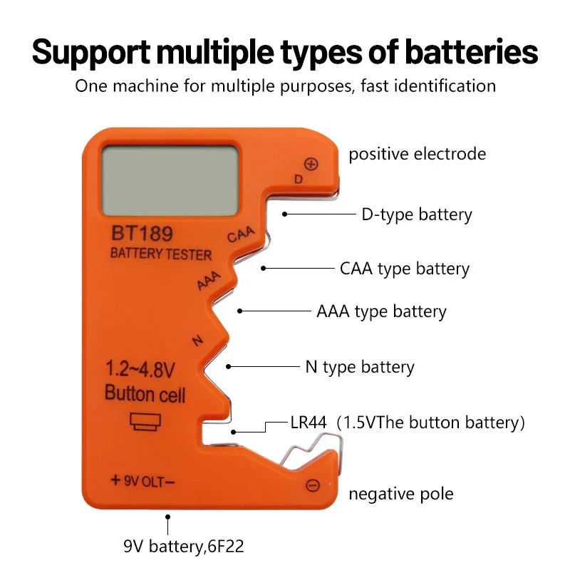 Power Scan LCD Display Battery Tester - Image 3