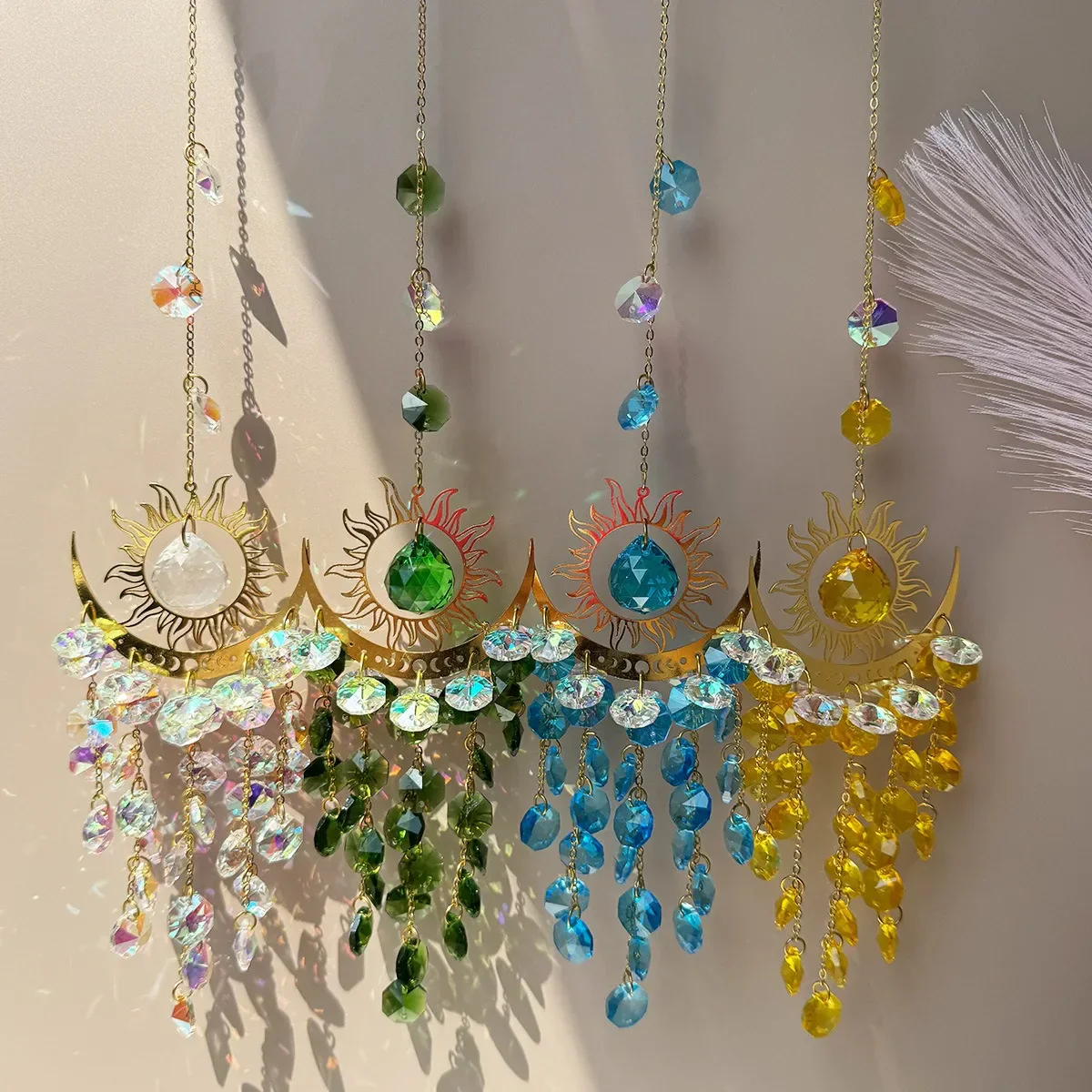 Radiant Moonlit Quartz Prism Suncatcher - Image 2