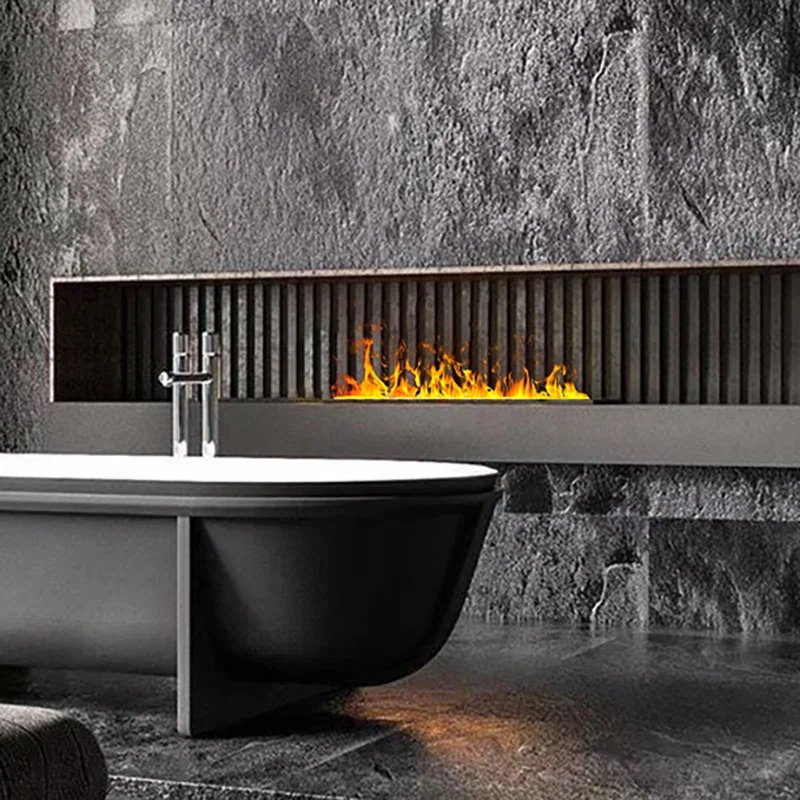 3D Atomized Colorful Steam Flame Indoor Fireplace - Image 3